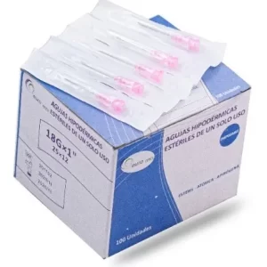 Agujas 25x12 Cono Rosa